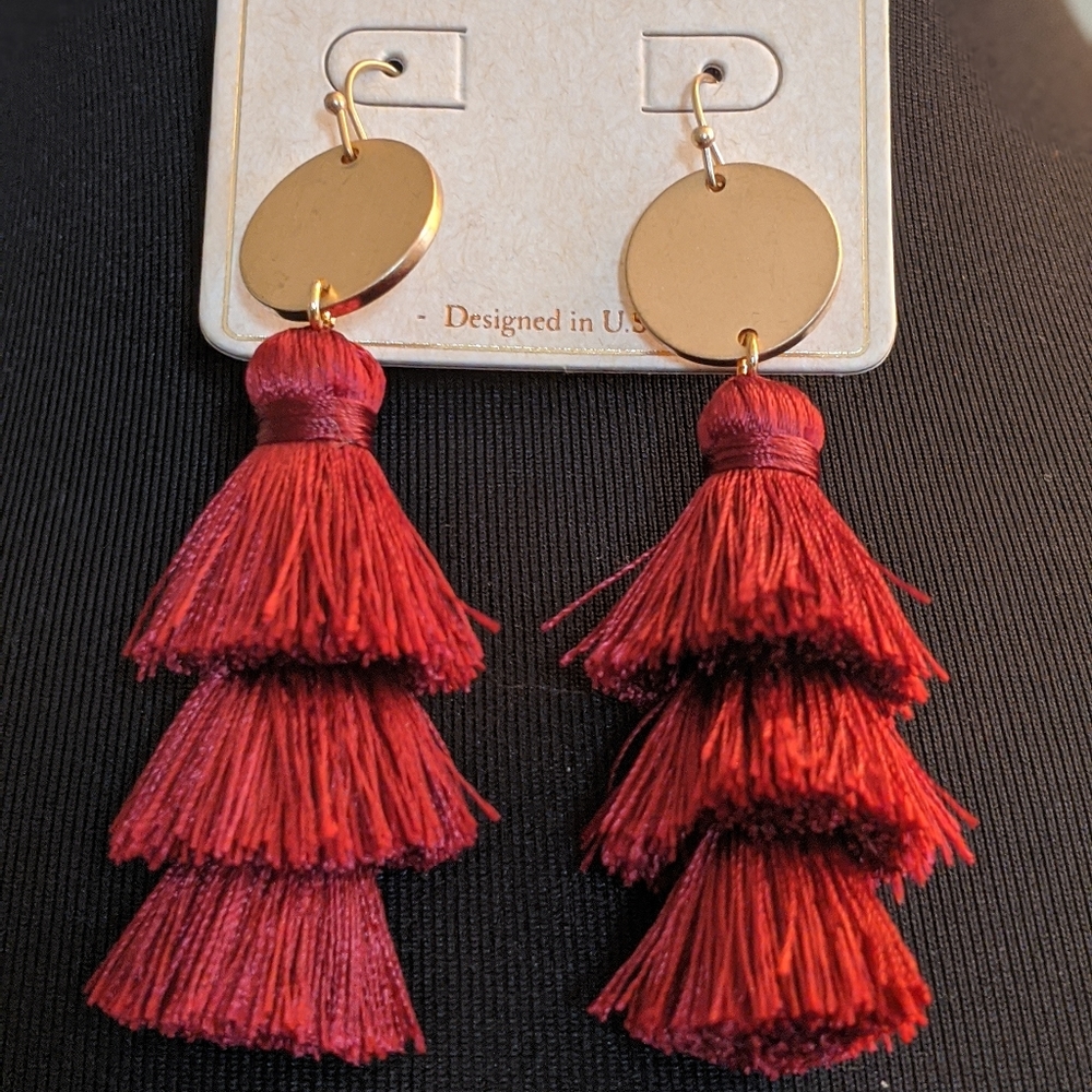 Set: Designer tassel earrings and necklace sets
